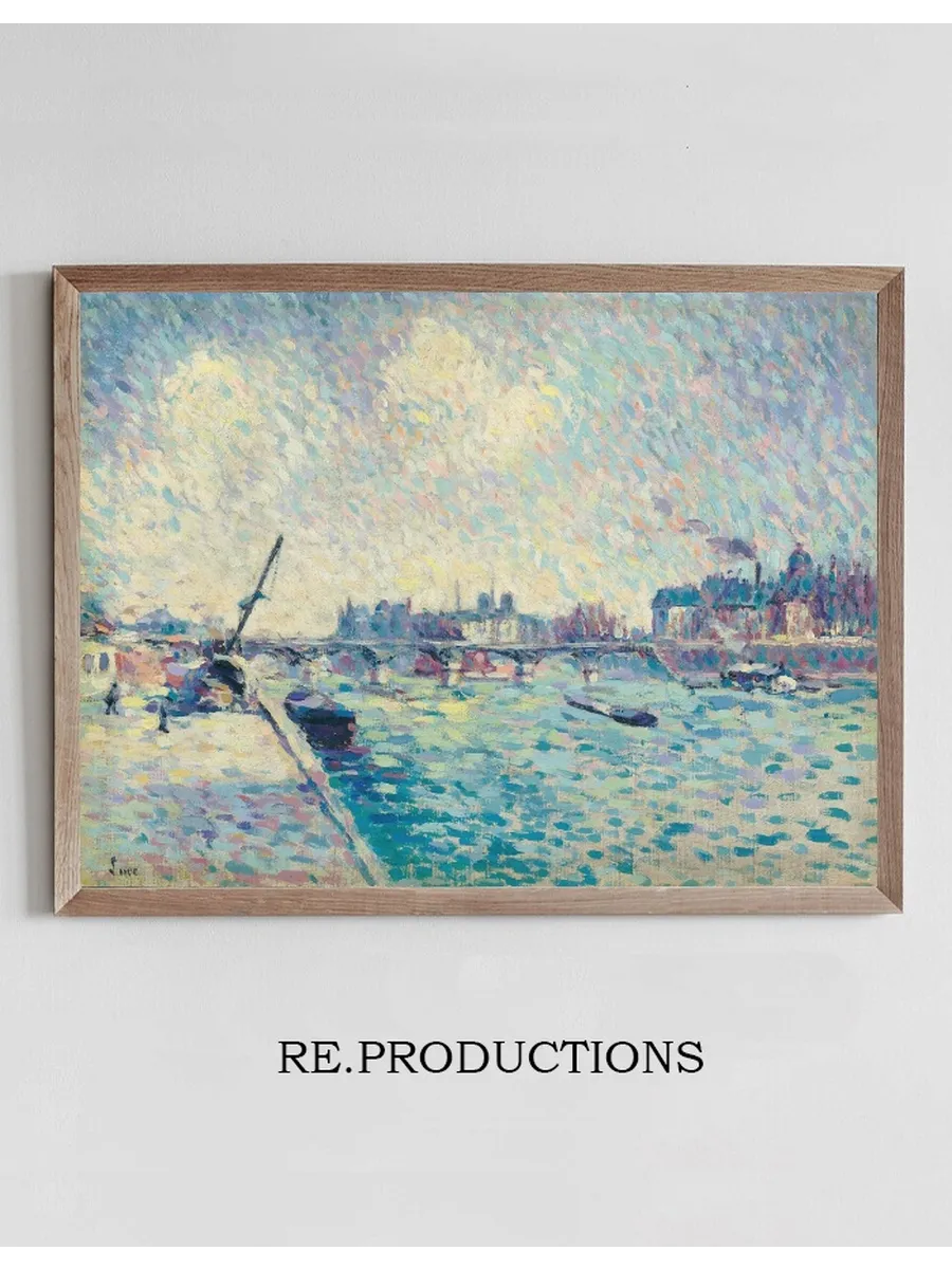 Paris, la Seine, Notre - Dame au loin