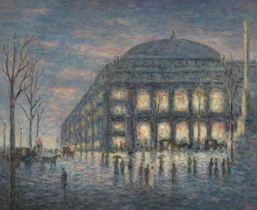Paris, la Place du Th Tre du Ch Telet