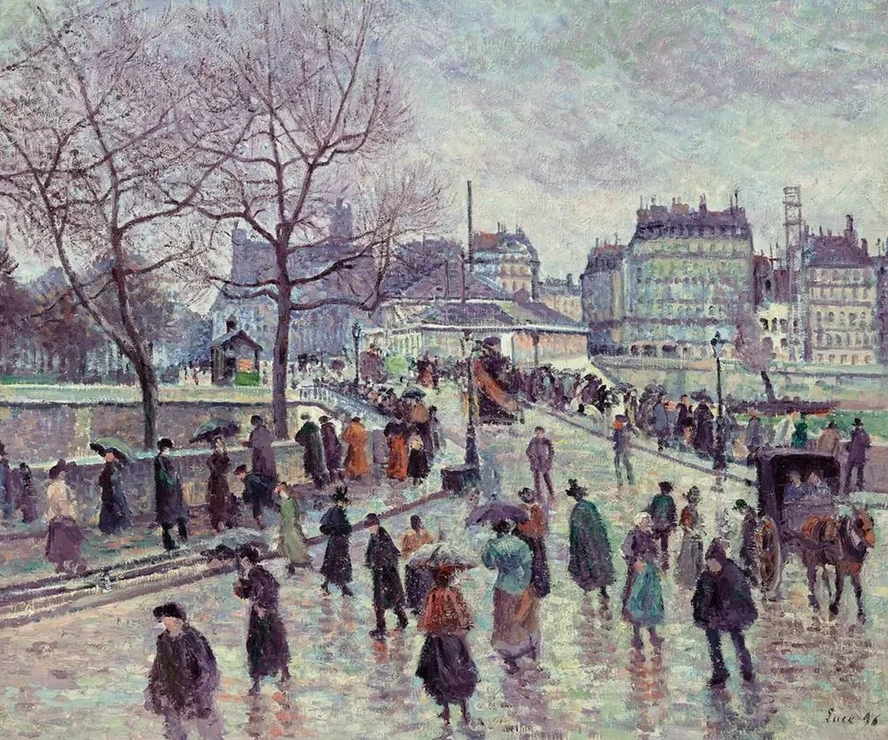 Paris, le Pont de l Archev ch