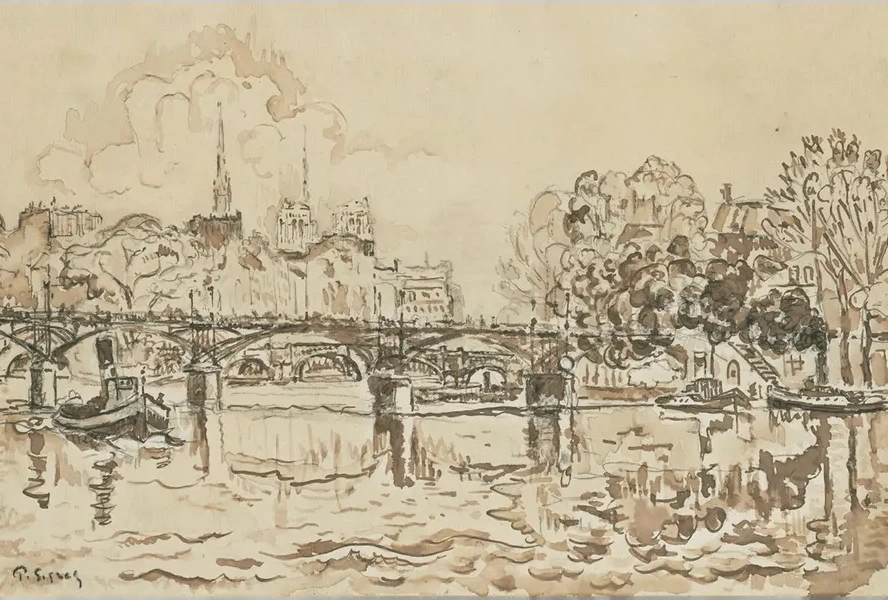 Paris. la Passerelle Des Arts