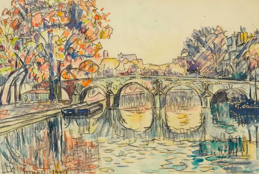 Paris. Le Pont - Marie