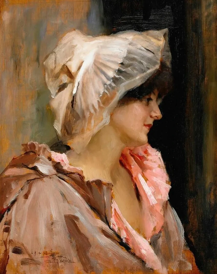 Parisian Lady in a Peignoir