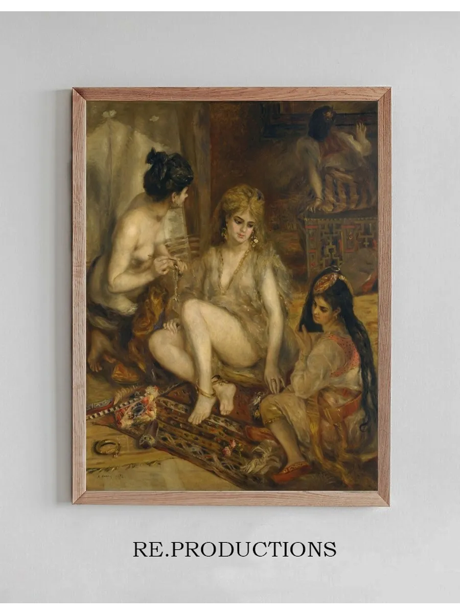 Parisiennes in Algerian Costume or Harem