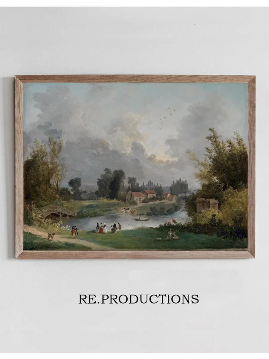 Parklandschaft (blick Auf Das Sogenannte Elys E von Mauperthuis)