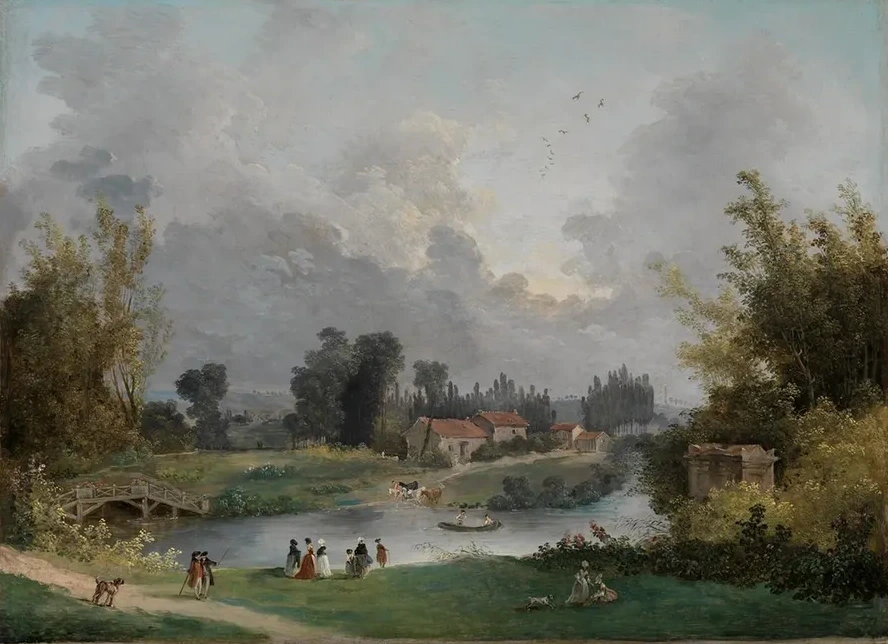 Parklandschaft (blick Auf Das Sogenannte Elys E von Mauperthuis)