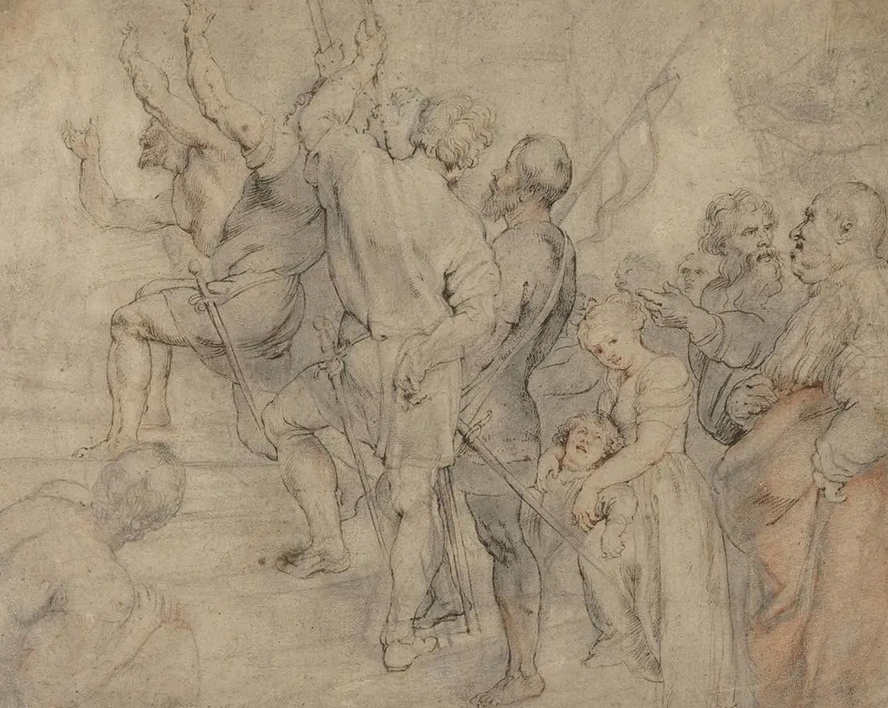 Part of the Crowd at the Ecce Homo