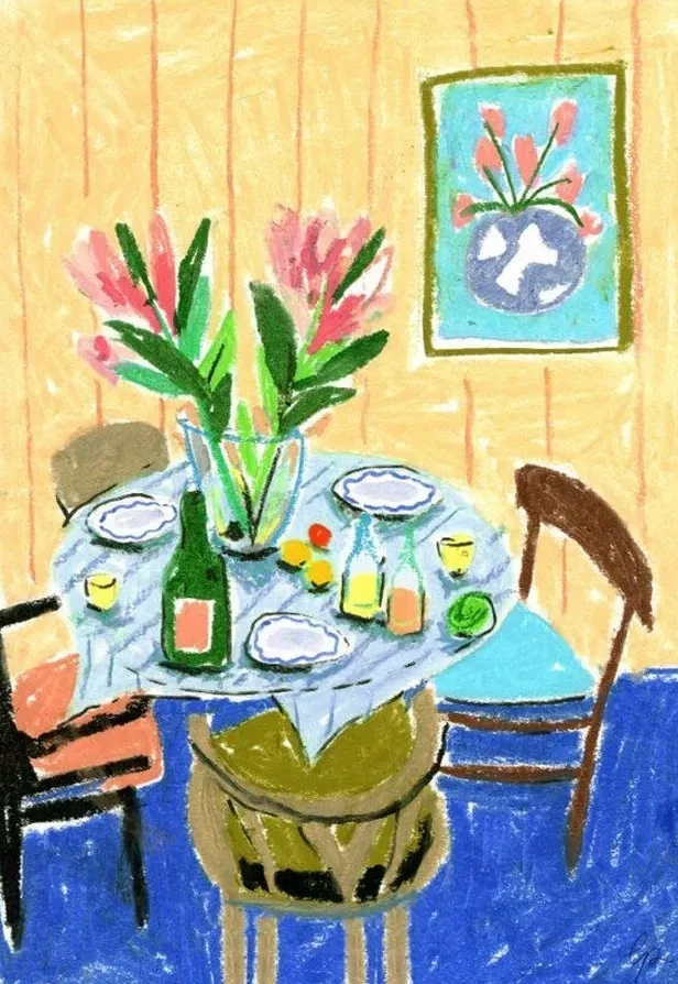 Pastel Table