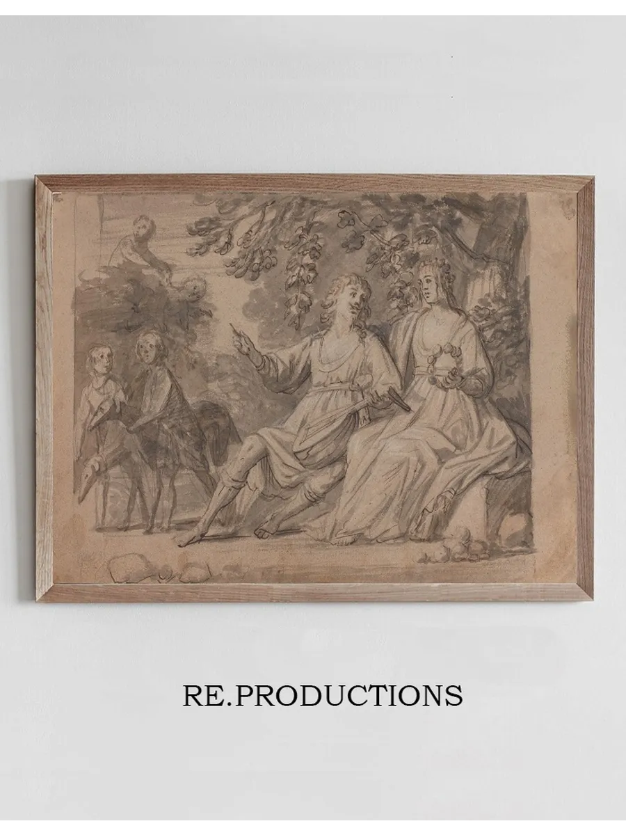 Pastoral Scene of a Man and a Woman