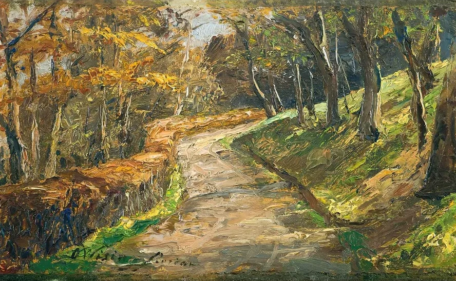 Pathway In Early Spring
