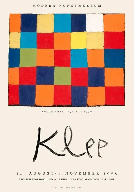 Paul Klee - Color Chart