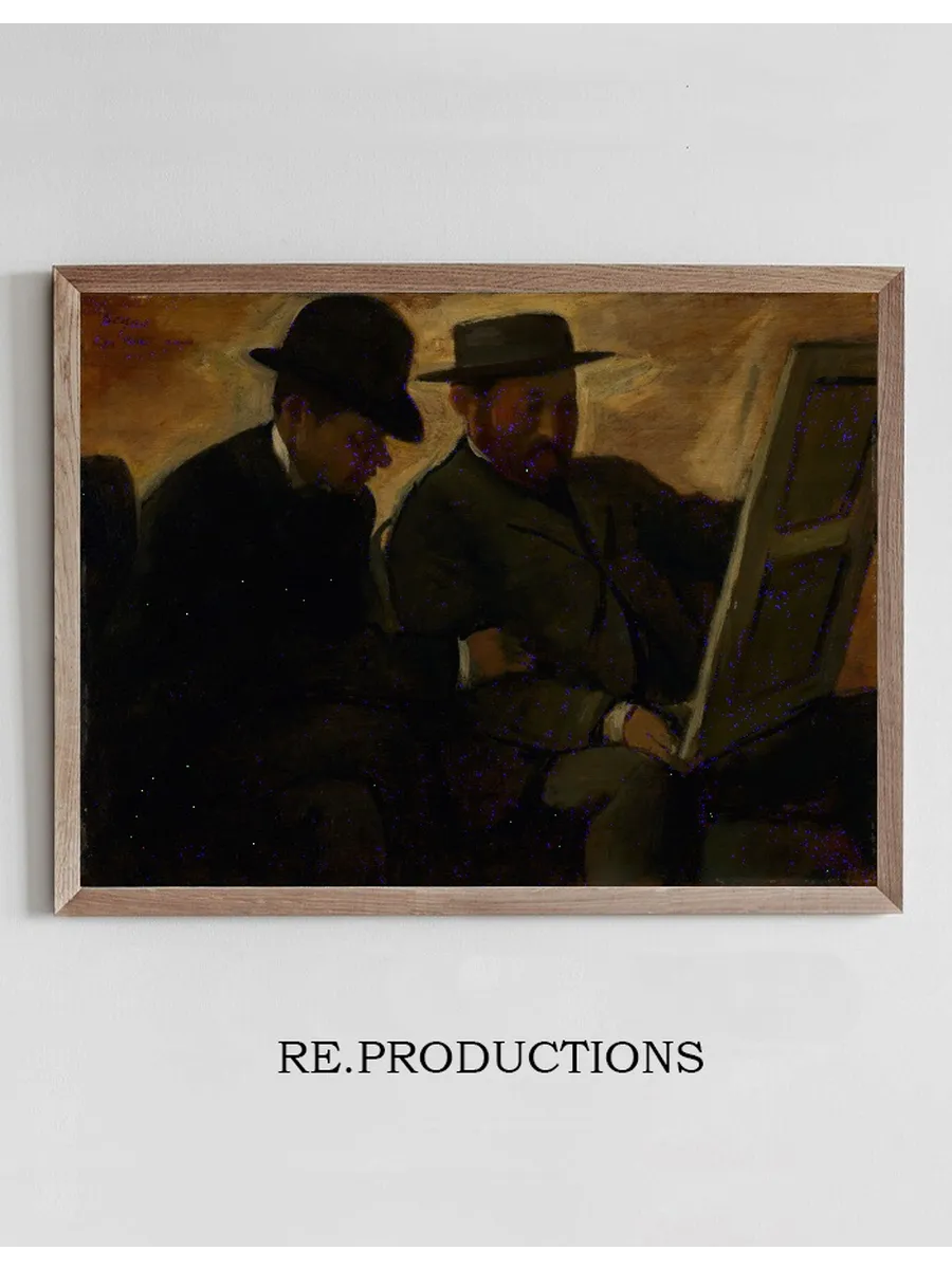 Paul Lafond and Alphonse Cherfils Examining a Painting