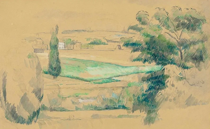 Paysage (environs de Melun)