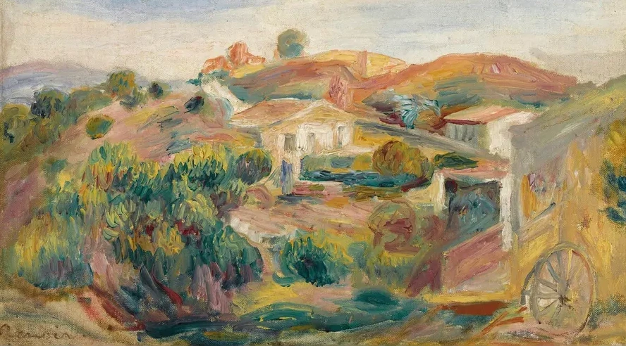 Paysage Avec Maisons