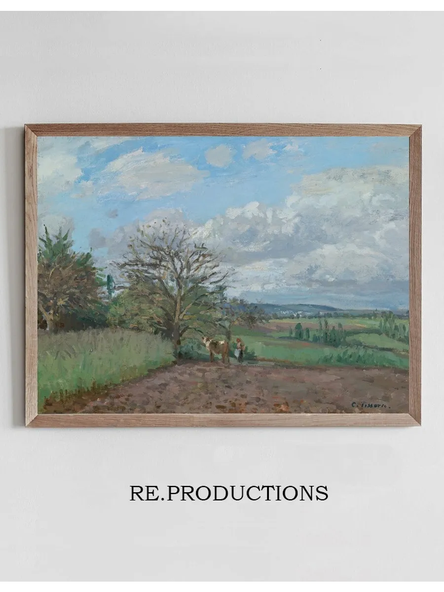 Paysage Avec Une Vach re