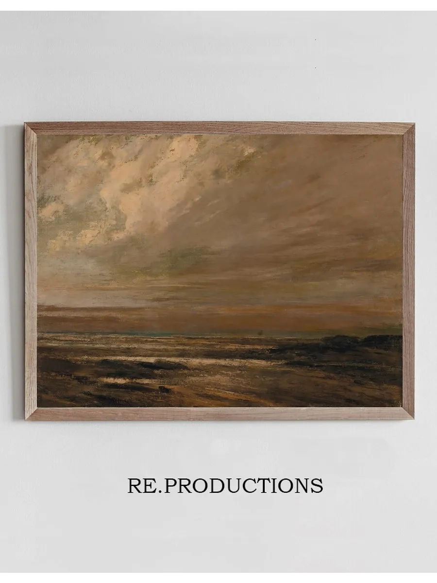 Paysage Marin, Environs De Trouville