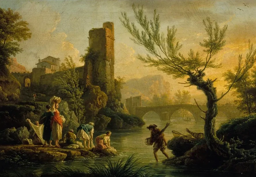 Paysage Avec Des Lavandi Res