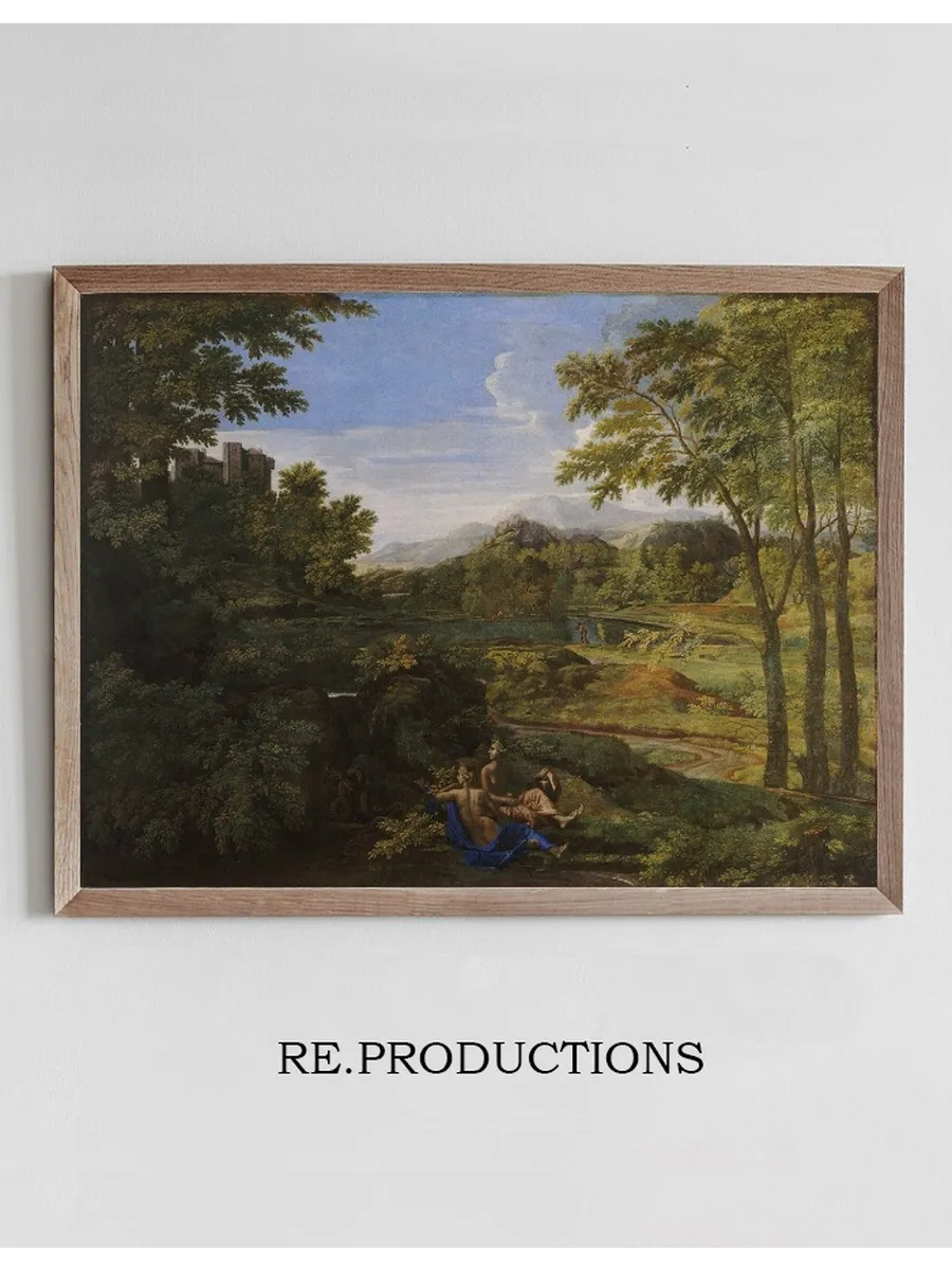 Paysage Avec Deux Nymphes et Un Serpent