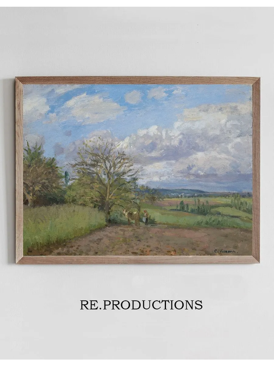 Paysage Avec Une Vach Re