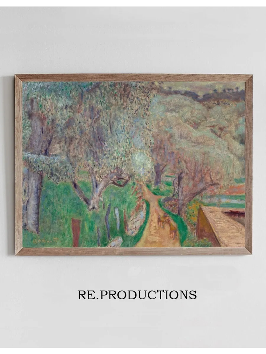 Paysage Clair Ou Oliviers Cagnes