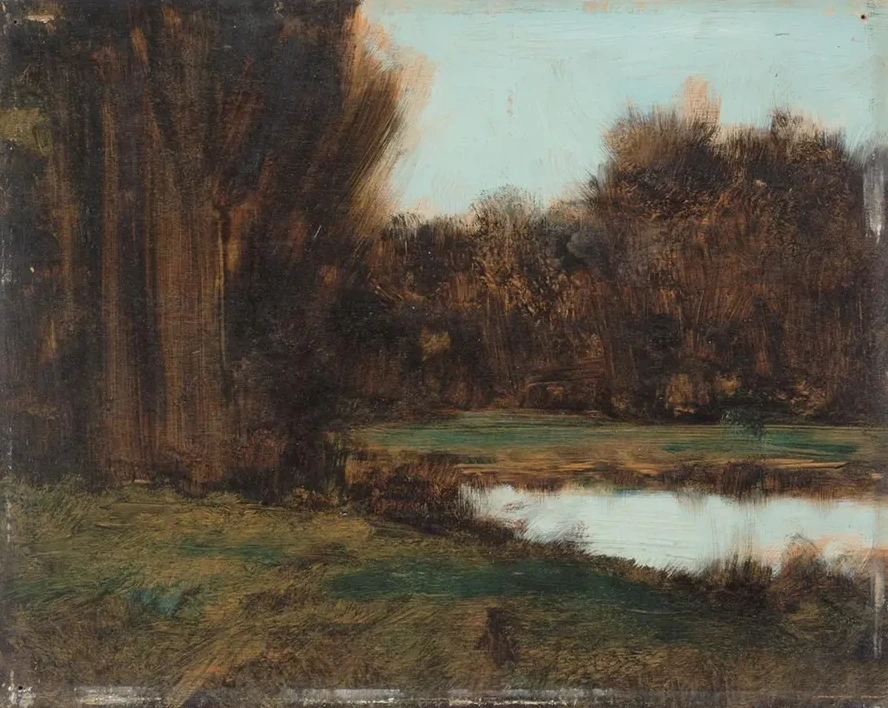 Paysage D Alsace, Une Mare