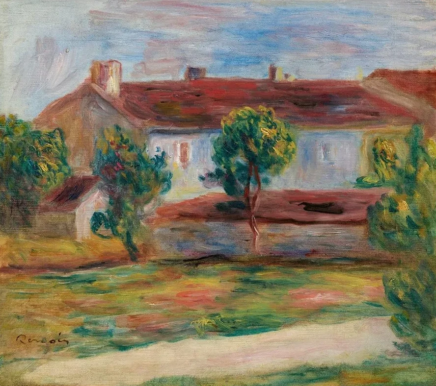 Paysage D Essoyes (paysage Avec Une Maison)