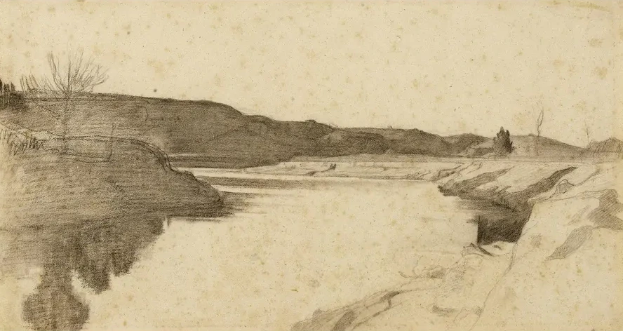 Paysage Des Bords du Tibre