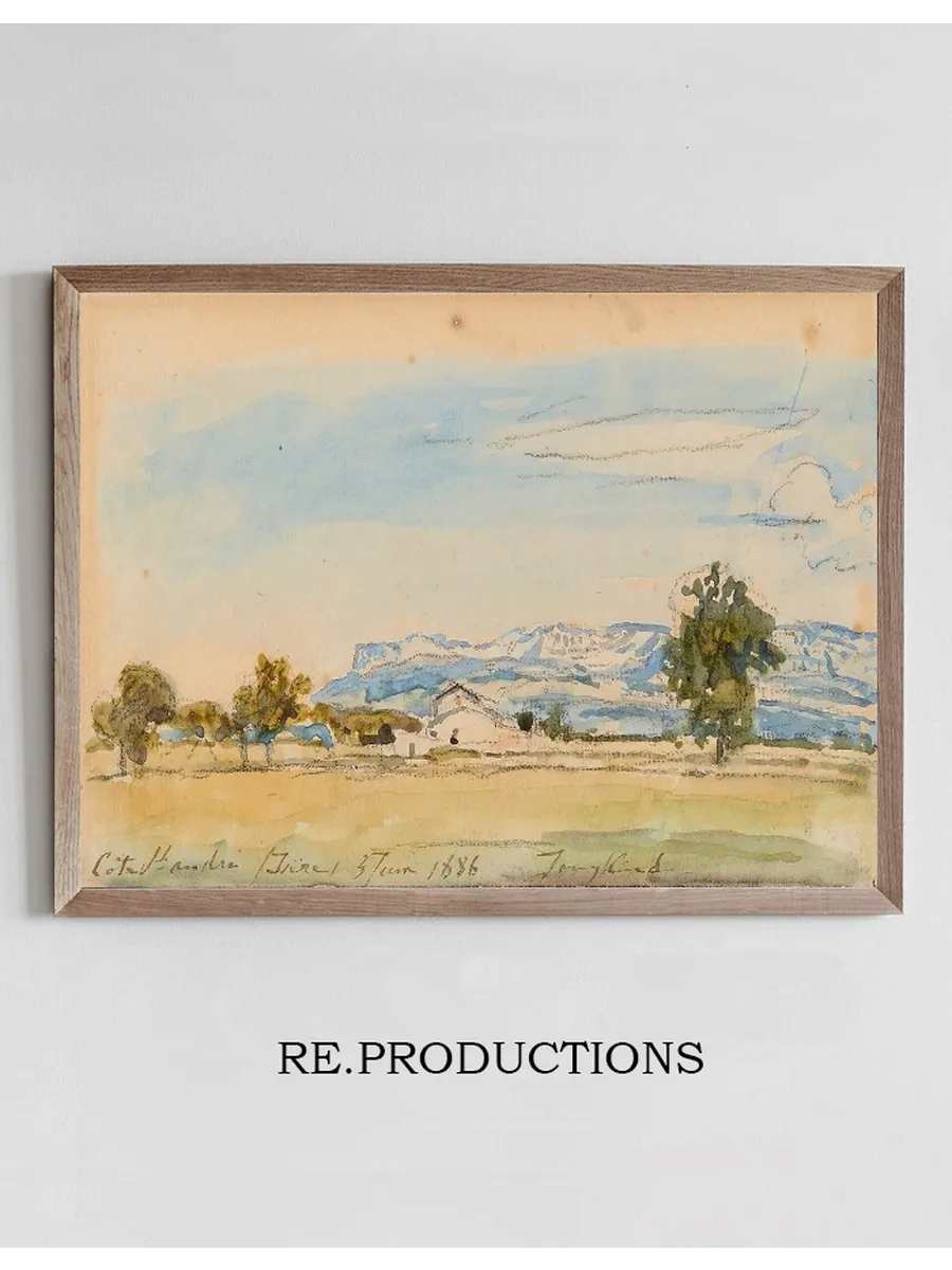 Paysage la C te Saint - Andr