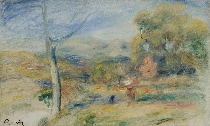 Paysage Pr's de Cagnes