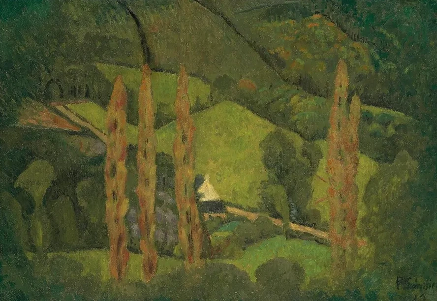 Paysage Vert, Vall E de Ch Teauneuf