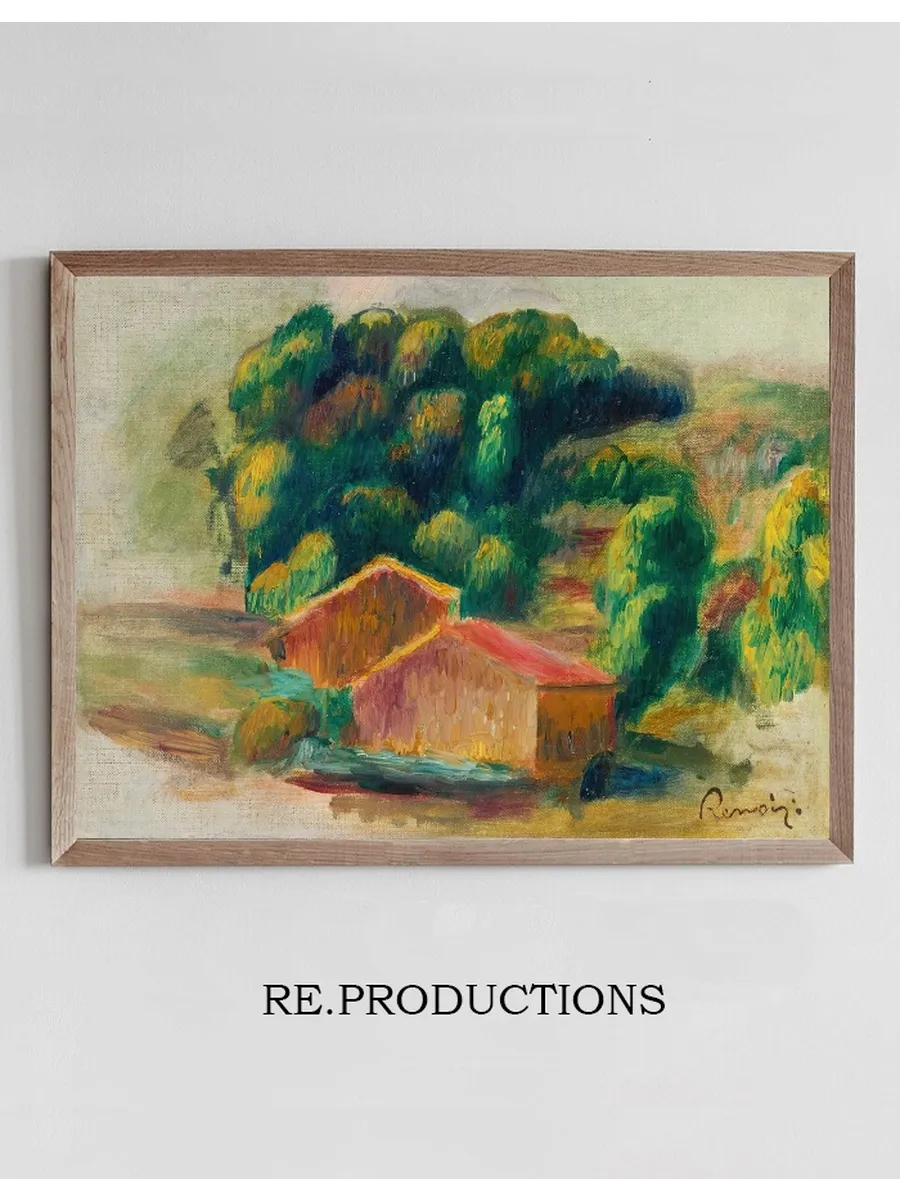 Paysage, Maisons