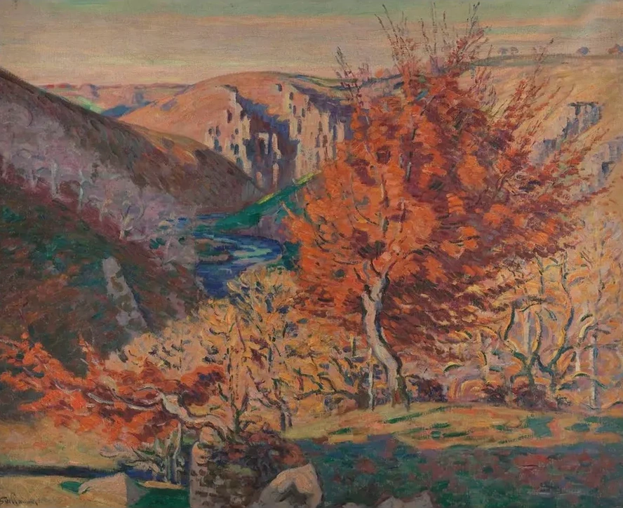 Paysage, le Rocher de la Fileuse