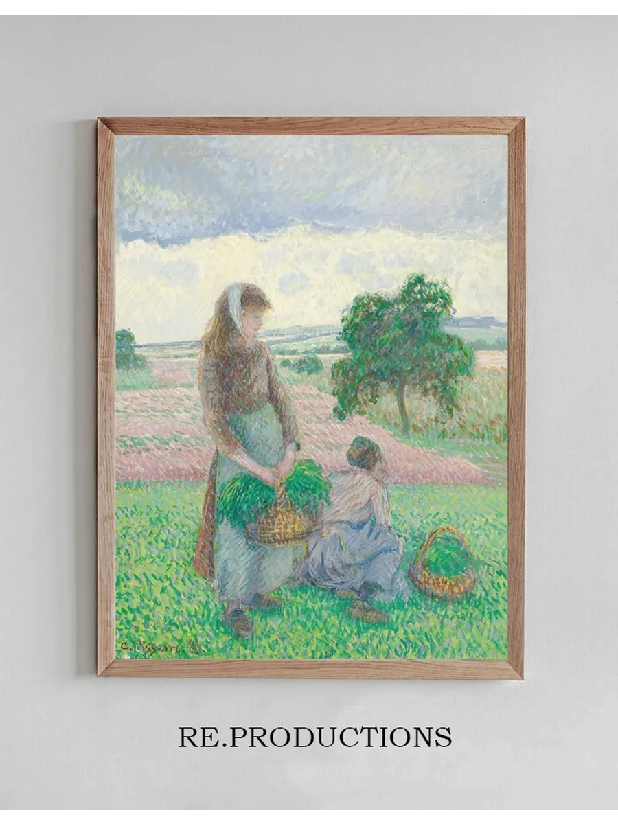 Paysannes Portant Un Panier