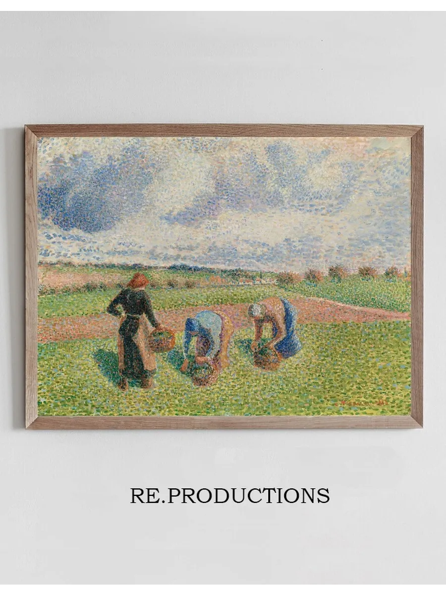 Paysannesramassant Des Herbes, Ragny