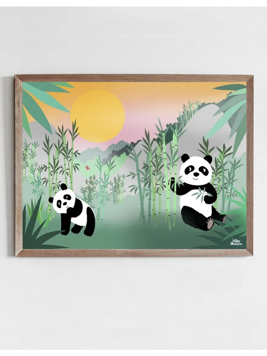 Peaceful Pandas