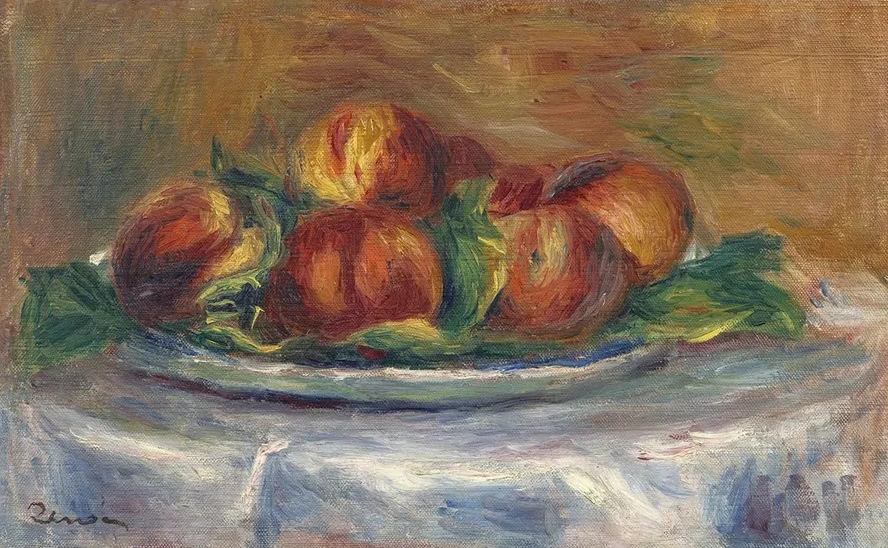 Peaches on a Plate