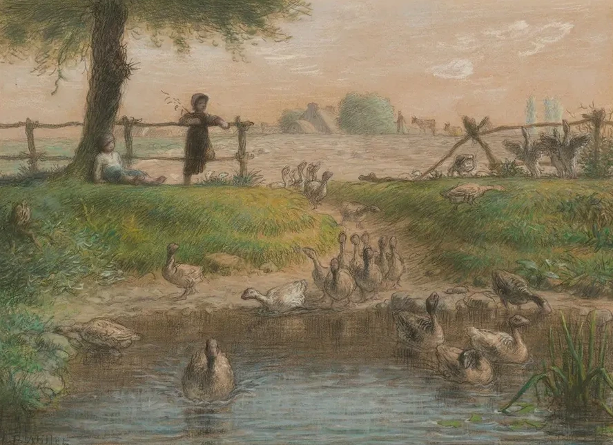 Peasant Children at GoosePond