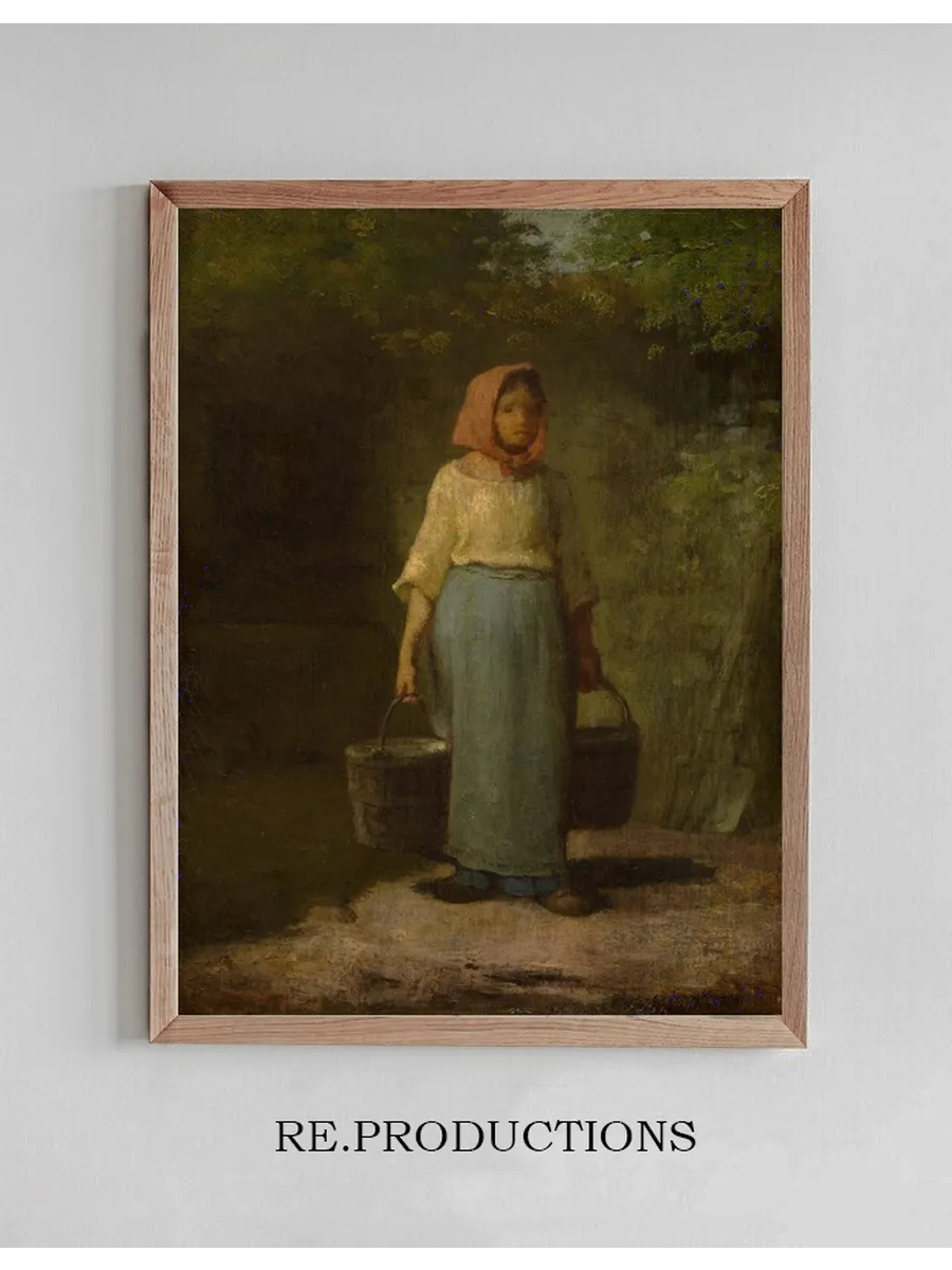 Peasant Girl Returning From The Well