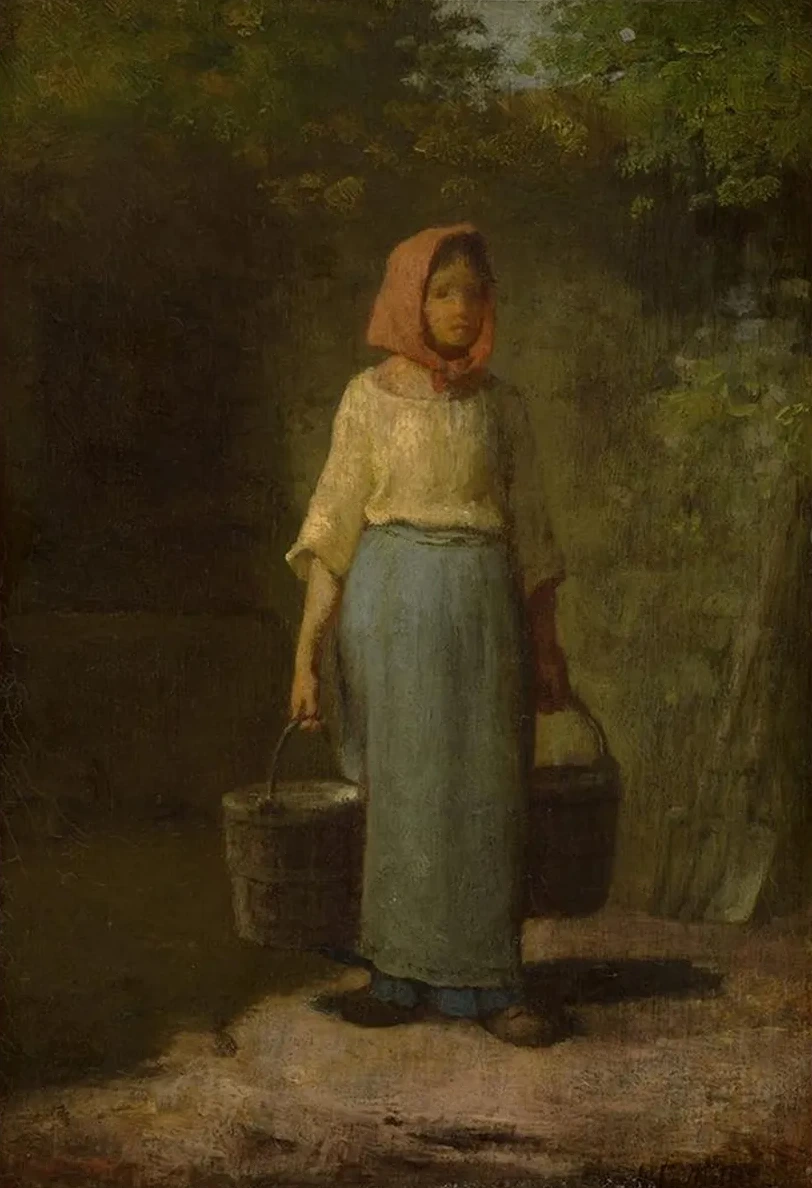 Peasant Girl Returning From The Well