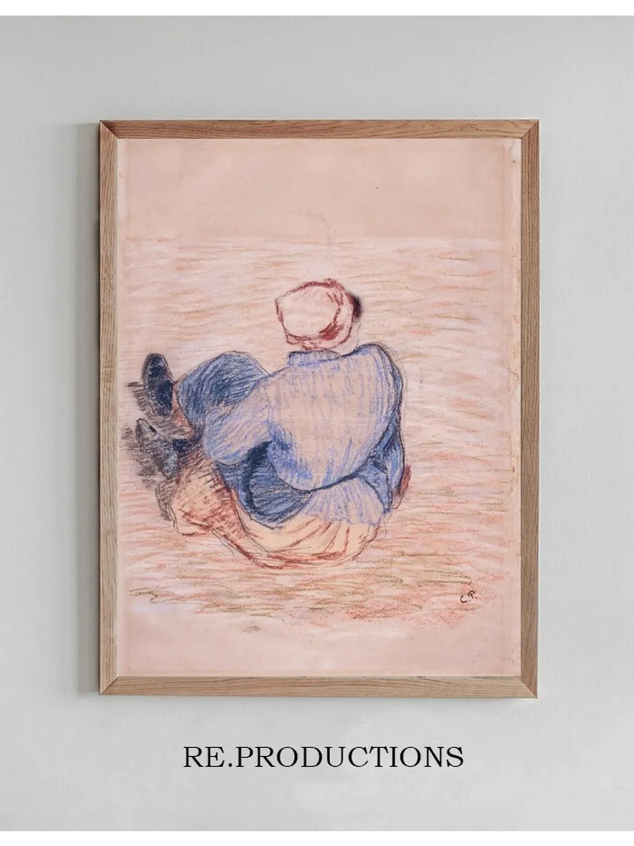 Peasant Girl Seated on the Ground