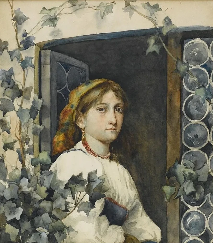Peasant Girl in Window