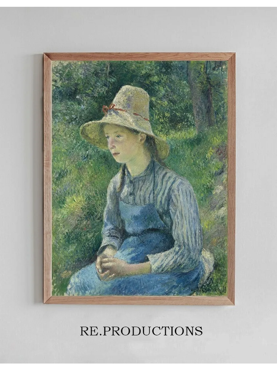 Peasant Girl with a Straw Hat