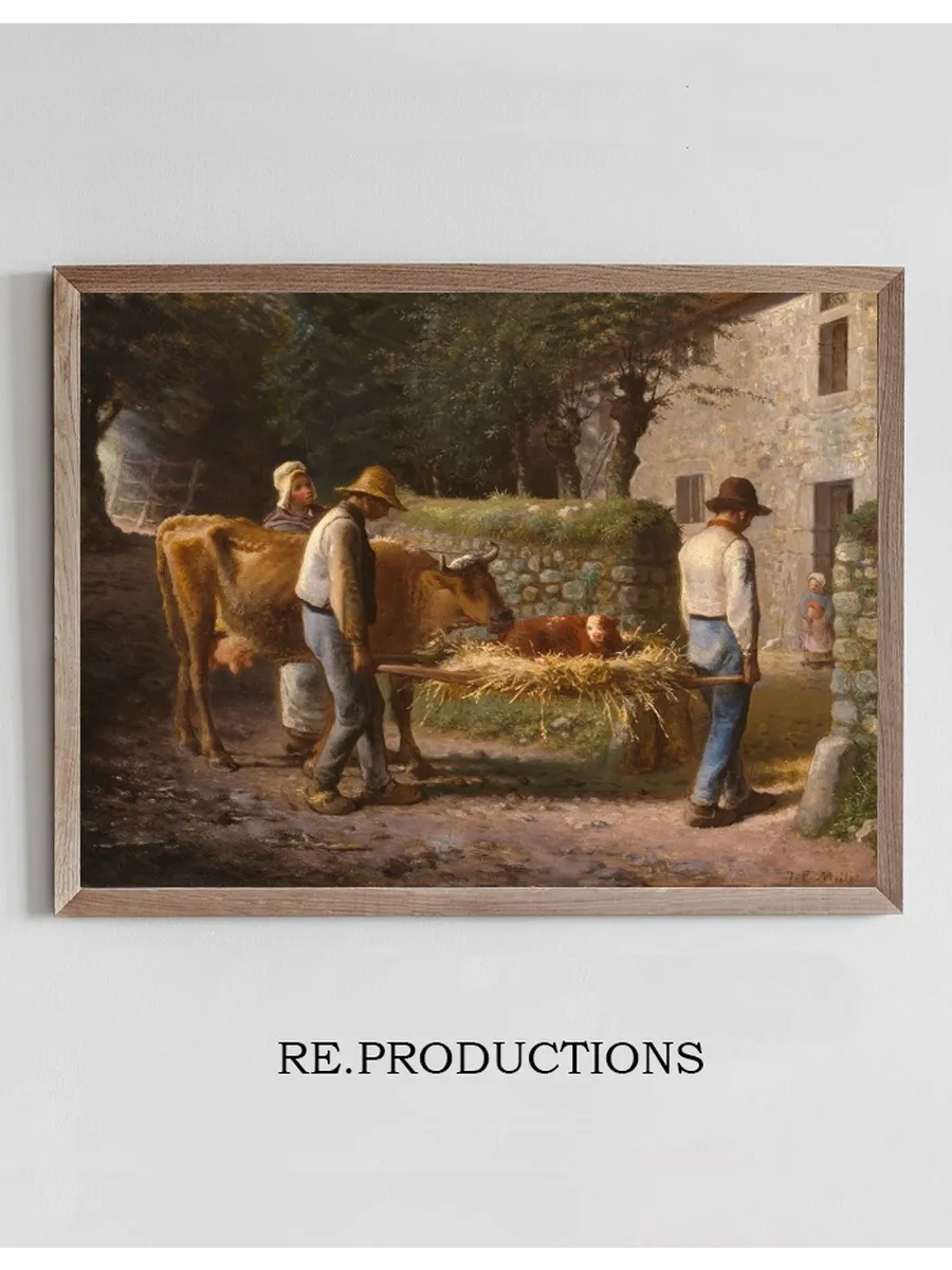 Peasants Bringing Home a Calf Born in the Fields
