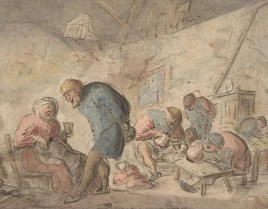 Peasants Drinking