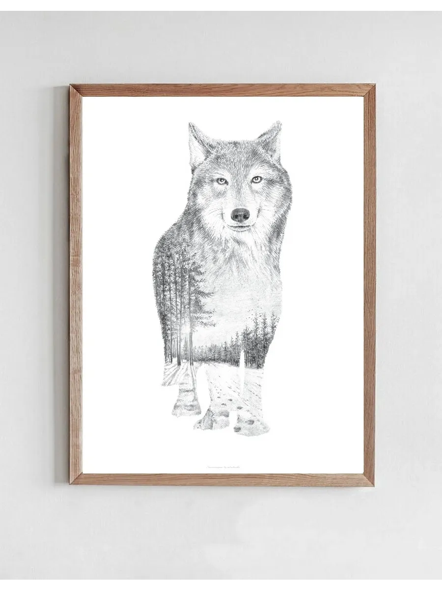 Pencil Wolf
