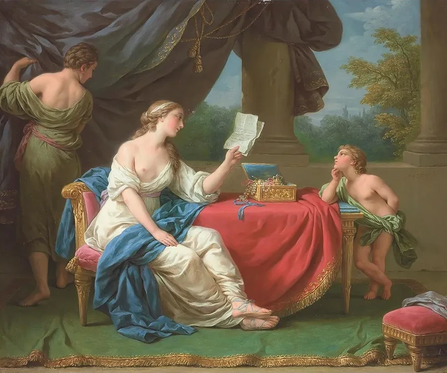 Penelope Reading A Letter From Odysseus