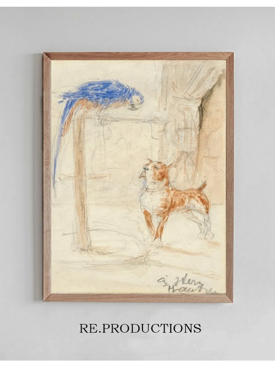 Perroquet et Chien