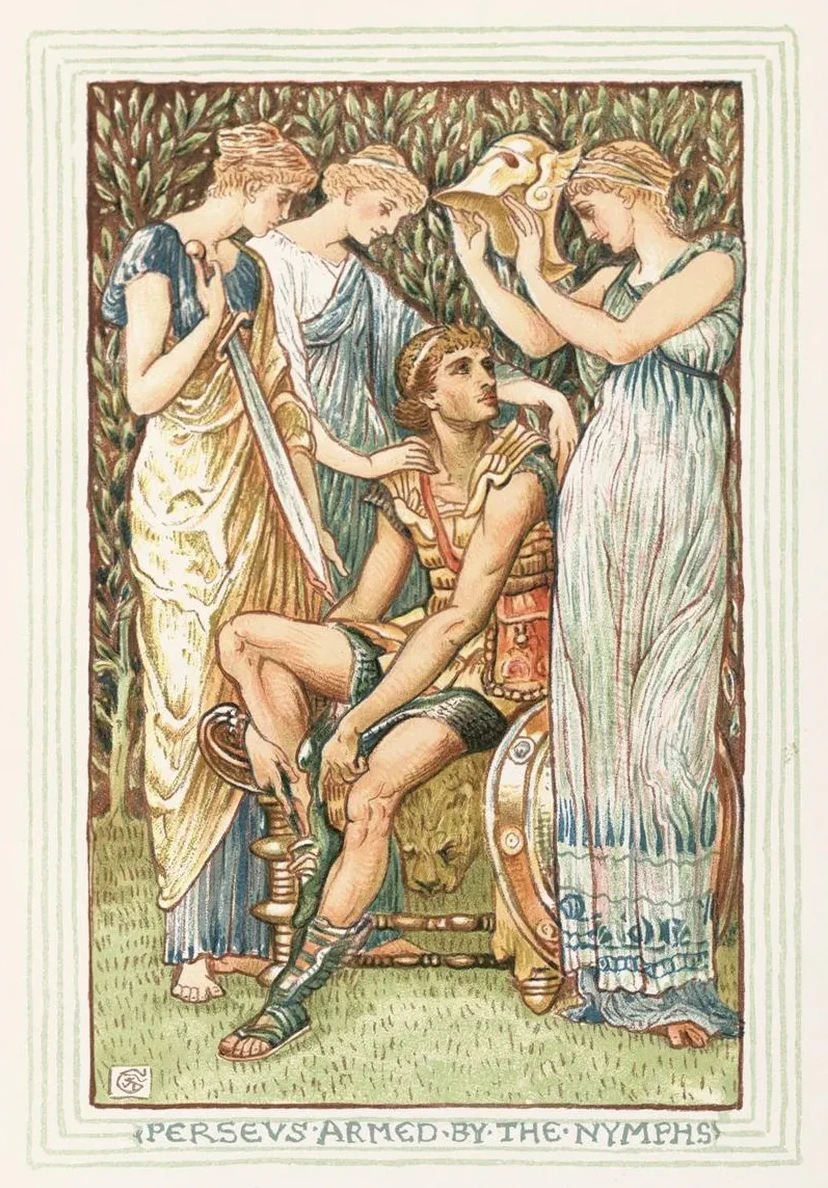 Perseus Armed by the Nymphs