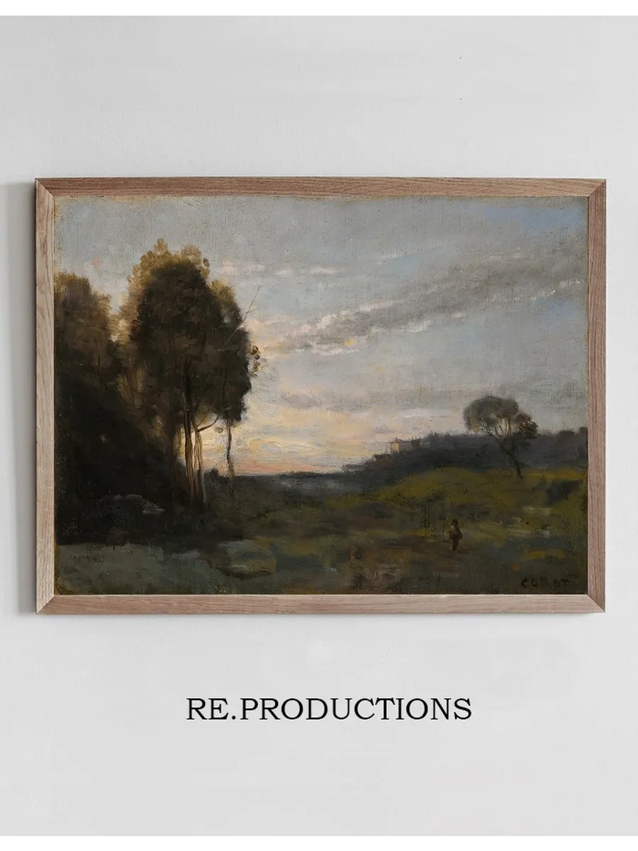 Personage Dans Un Paysage