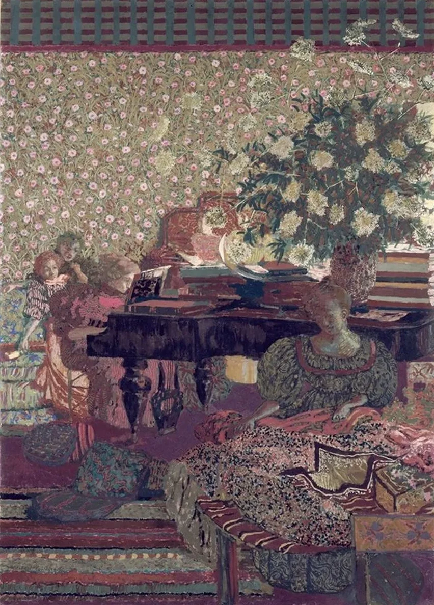 Personnages Dans Un Int Rieur. la Musique