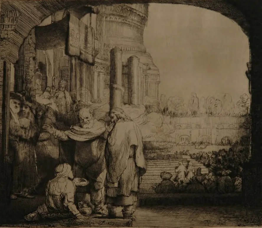 Peter and John at the Gate of the Temple